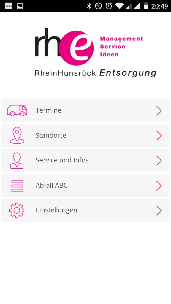 RHE MyMüll App